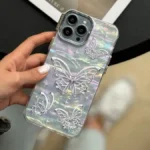 قاب PoutapCase Butterfly یخی هولوگرامی (کدC1618)