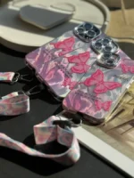 قاب Pink Butterfly (کدC1660) - Image 2