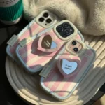 قاب Victoria's Secret با پاپ سوکت قلبی آینه ای (کدC1602)