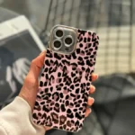 قاب پلنگ صورتی لنز اکلیلی (کدC1526)