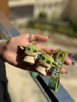 جاکلیدی سیلیکونی Baby Yoda (کدa0159) - Image 3