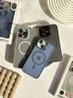 قاب Matte CasePro Lens with MagSafe استند شو با لنز رینگی (کدC1608) - Image 14