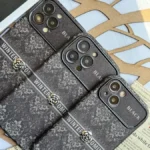 قاب Black Design گل نقره ای (کدC1762)