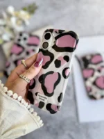 قاب پلنگی Romantic Pink آیفونی (کدC2062) - Image 6