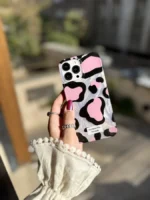 قاب پلنگی Romantic Pink آیفونی (کدC2062) - Image 4