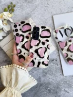 قاب پلنگی Romantic Pink اندرویدی (کدC2062) - Image 5