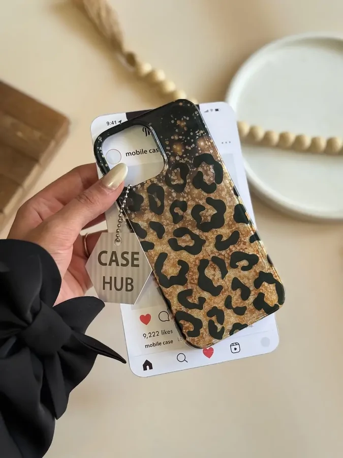 d30aca قاب Shiny leopard (کدC2105) - Image 1