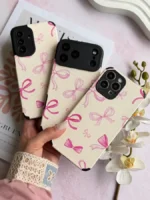 قاب پاپیون صورتی کبریتی آیفون ، سامسونگ ، شیائومی (کدC2207) - Image 4