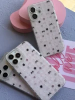 قاب Kawaii Pink Star آیفون (کدC2216) - Image 6