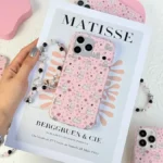 قاب Pink Paws پنجه صورتی با آویز (کدC2271)