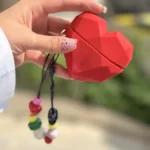 کاور ایرپاد قلب قرمز با آویز (کدa0014)