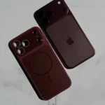 قاب PVD Burgundy با مگ سیف (تبدیل آیفون ها به سری 18) (کدC2314)